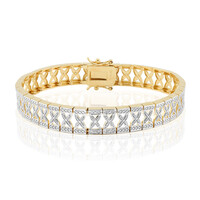 I3 (I) Diamond Silver Bracelet