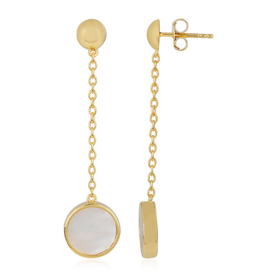 Mother of Pearl Silver Earrings