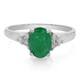 Bahia Emerald Silver Ring