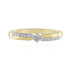 I2 (I) Diamond Silver Ring