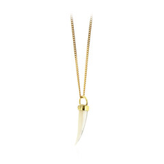 Mother of Pearl Silver Necklace (Joias do Paraíso)