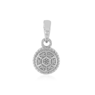 I1 (I) Diamond Silver Pendant