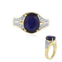 Madagascar Blue Sapphire Silver Ring
