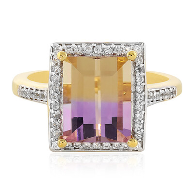 Ametrine Silver Ring