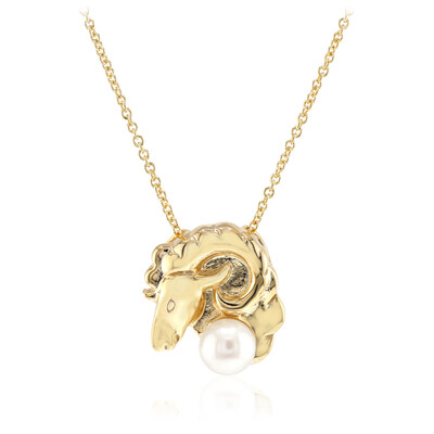 White Freshwater Pearl Silver Necklace