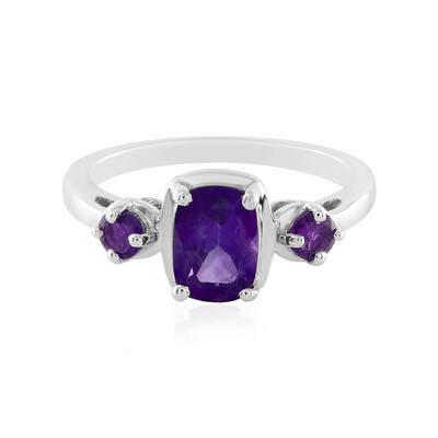 Amethyst Silver Ring