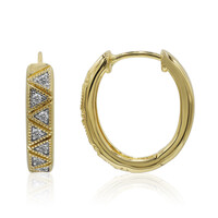 9K SI1 (G) Diamond Gold Earrings