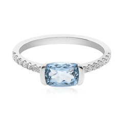 14K AAA Brazilian Aquamarine Gold Ring (CIRARI)