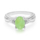 Chrysoprase Silver Ring