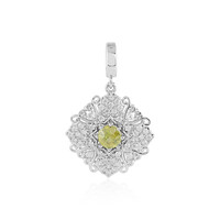 Sphene Silver Pendant