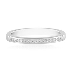 I3 (J) Diamond Silver Ring