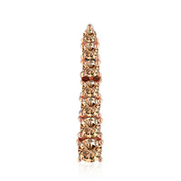 14K SI1 Argyle Rose De France Diamond Gold Pendant