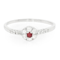 Tanzanian Ruby Silver Ring