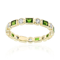 9K Russian Diopside Gold Ring
