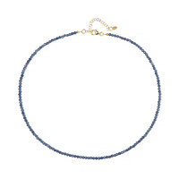 Blue Sapphire Silver Necklace