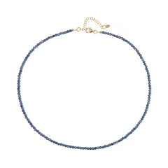 Blue Sapphire Silver Necklace