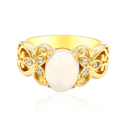 Welo Opal Silver Ring