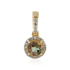 9K Oregon Sunstone Gold Pendant