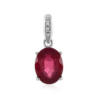 Madagascar Ruby Silver Pendant