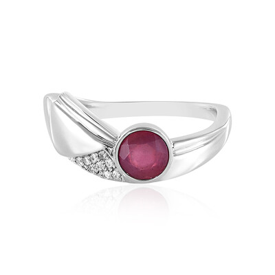 Madagascar Ruby Silver Ring (MONOSONO COLLECTION)