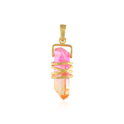 Bi Colour Quartz Silver Pendant (MONOSONO COLLECTION)