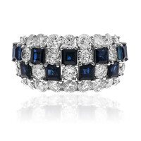 14K Ceylon Sapphire Gold Ring (CIRARI)