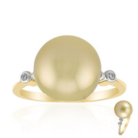 18K Kabira Golden South Sea Pearl Gold Ring (TPC)