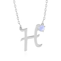 Rainbow Moonstone Silver Necklace