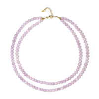 Kunzite Silver Necklace