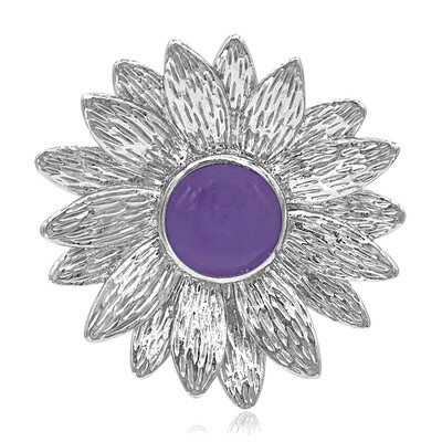 Lavender Jade Silver Pendant (MONOSONO COLLECTION)