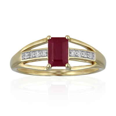 9K Kenyan Ruby Gold Ring