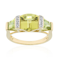 14K Lemon Citrine Gold Ring