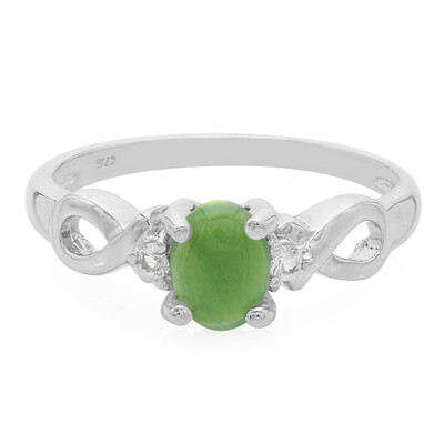 Imperial Chrysoprase Silver Ring