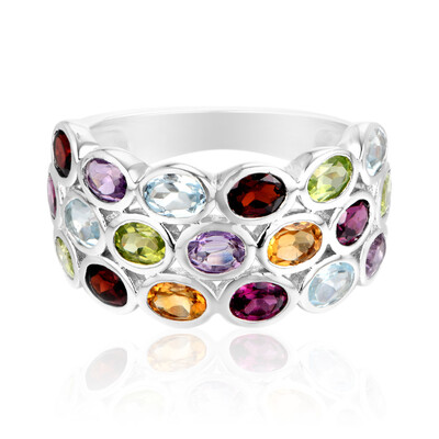 Sky Blue Topaz Silver Ring