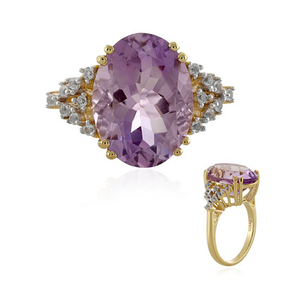Rose de France Amethyst Silver Ring