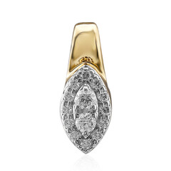 14K IF (D) Diamond Gold Pendant