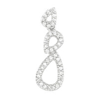 Zircon Silver Pendant