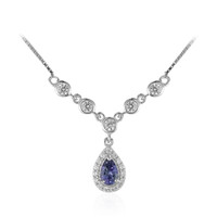 Tanzanite Silver Necklace