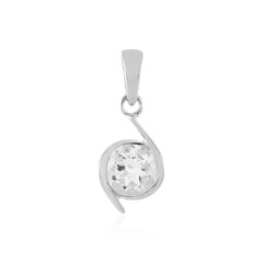 White Quartz Silver Pendant