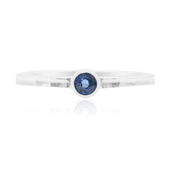 Blue Sapphire Silver Ring
