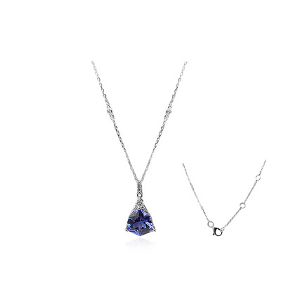 14K AAA Tanzanite Gold Necklace (CIRARI)