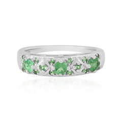 Tsavorite Silver Ring