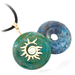 Accessory with Chrysokolla