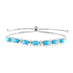Sleeping Beauty Turquoise Silver Bracelet