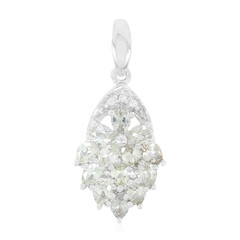 Fancy Tourmaline Silver Pendant