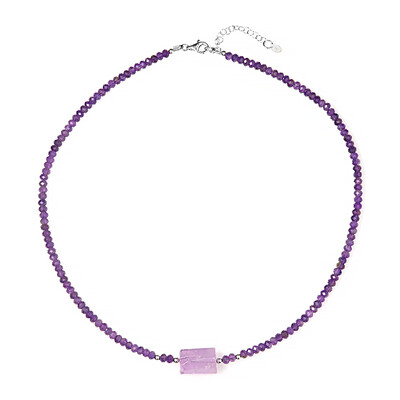 Amethyst Silver Necklace