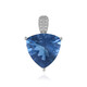 Colour Change Fluorite Silver Pendant