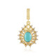 Turquoise Silver Pendant