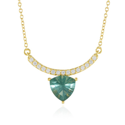 Green Fluorite Silver Necklace