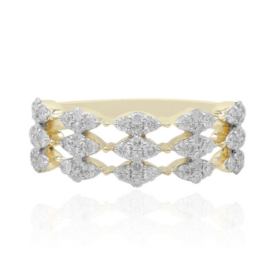 9K SI1 (G) Diamond Gold Ring (Annette)